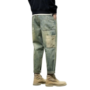 Slim Fit Distressed Jeans